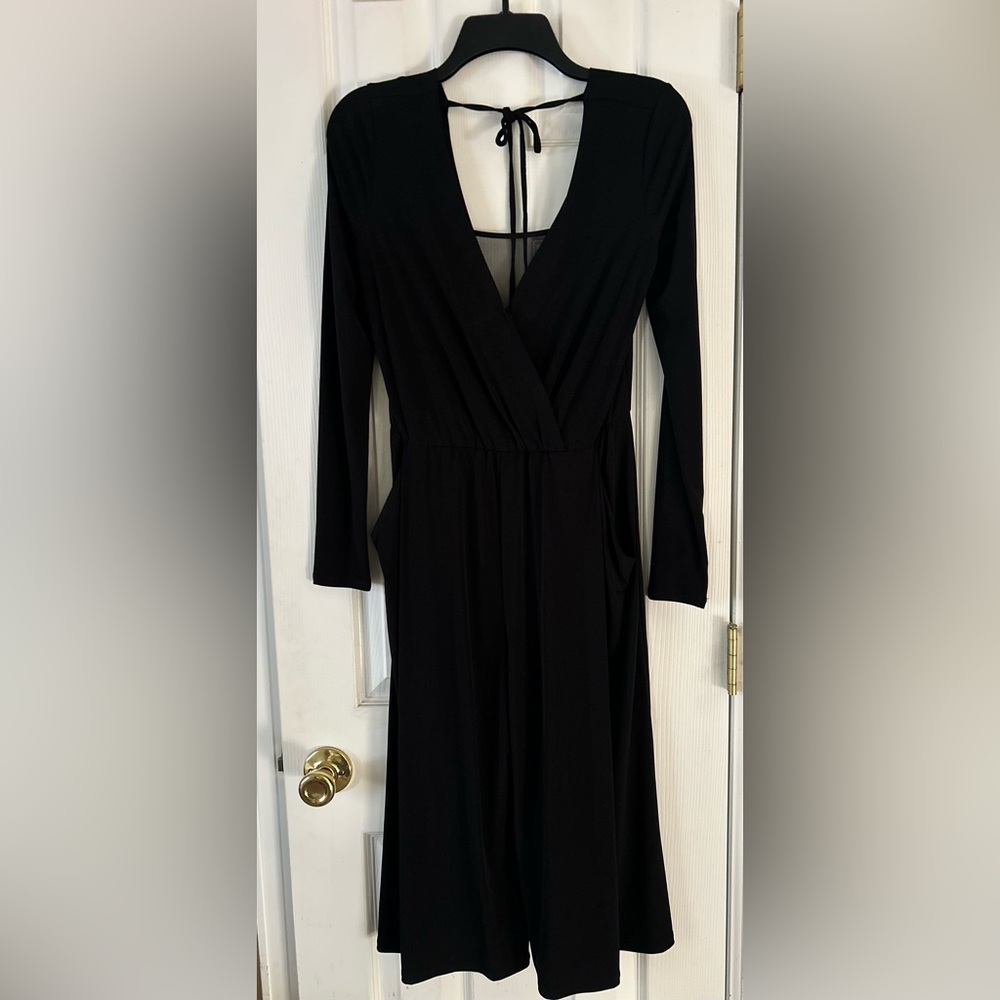 BCBGeneration Black Long Sleeve Jumpsuit. Size 2. EUC.